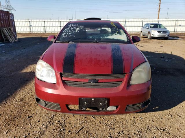 1G1AL15F377278044 - 2007 CHEVROLET COBALT LT RED photo 5