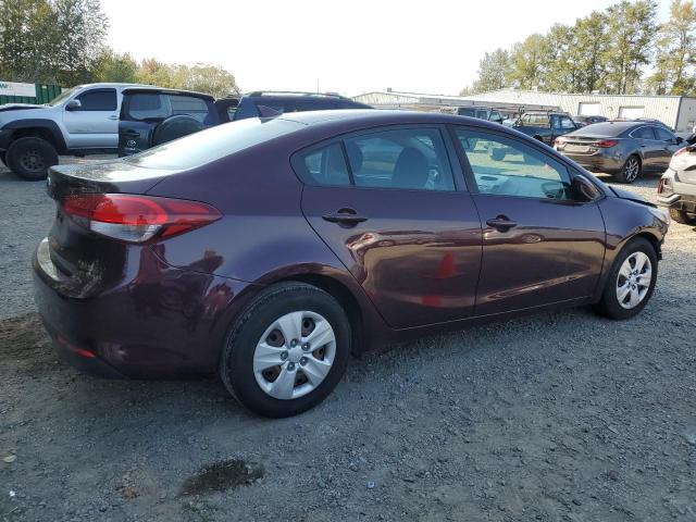 3KPFK4A71JE201390 - 2018 KIA FORTE LX Bordo fotoğraf 3