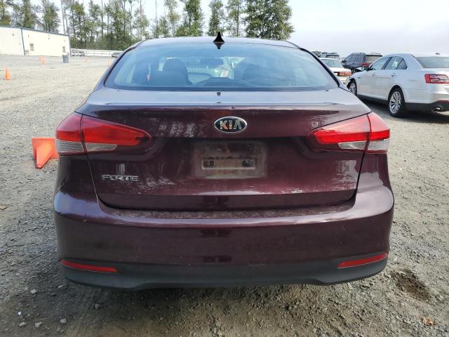 3KPFK4A71JE201390 - 2018 KIA FORTE LX Bordo fotoğraf 6