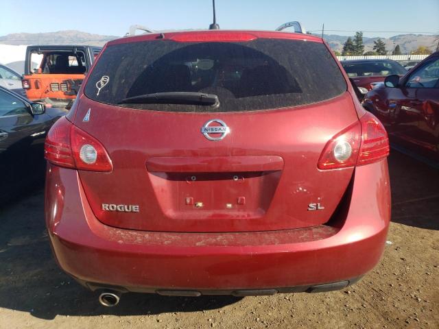 JN8AS58T48W001708 - 2008 NISSAN ROGUE S RED photo 6