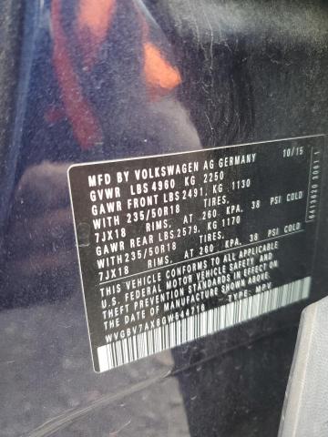 WVGBV7AX8GW544716 - 2016 VOLKSWAGEN TIGUAN S BLUE photo 13