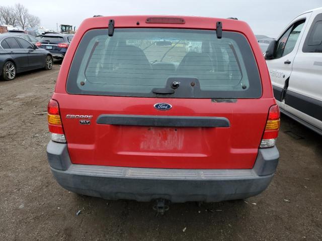 1FMYU04111KB40151 - 2001 FORD ESCAPE XLT RED photo 6