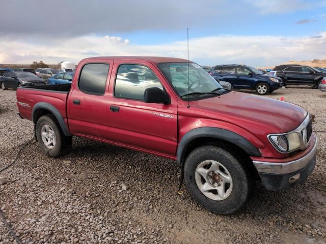 5TEGM92N84Z464840 - 2004 TOYOTA TACOMA DOUBLE CAB PRERUNNER RED photo 4