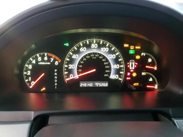 5FNRL38619B035802 - 2009 HONDA ODYSSEY EXL SILVER photo 9