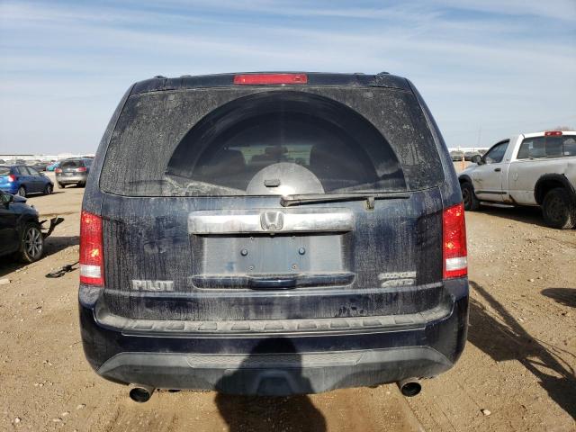 5FNYF4H52CB021947 - 2012 HONDA PILOT EXL BLUE photo 6