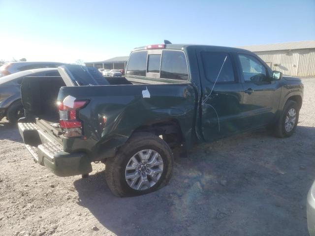 1N6ED1EK4NN623171 - 2022 NISSAN FRONTIER S GREEN photo 3