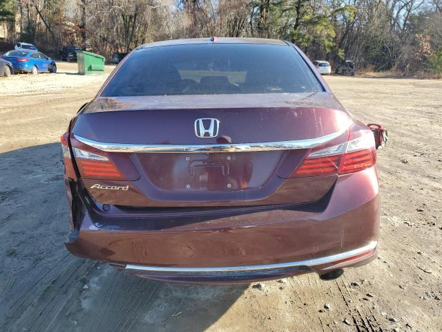 1HGCR2F84GA094532 - 2016 HONDA ACCORD EXL RED photo 6