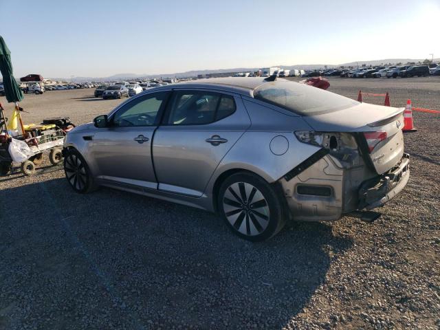 KNAGR4A6XB5147038 - 2011 KIA OPTIMA SX SILVER photo 2