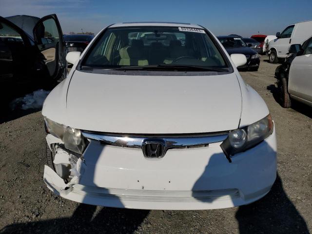 JHMFA16877S000374 - 2007 HONDA CIVIC EX WHITE photo 5