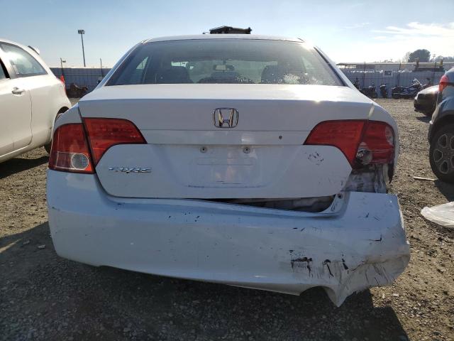 JHMFA16877S000374 - 2007 HONDA CIVIC EX WHITE photo 6