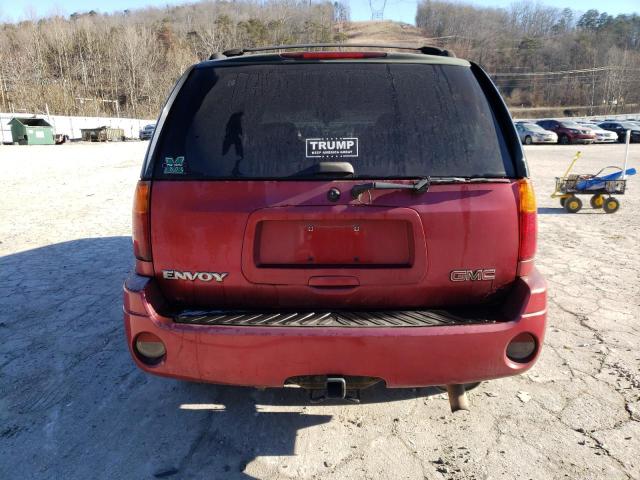 1GKDT13S622237471 - 2002 GMC ENVOY RED photo 6