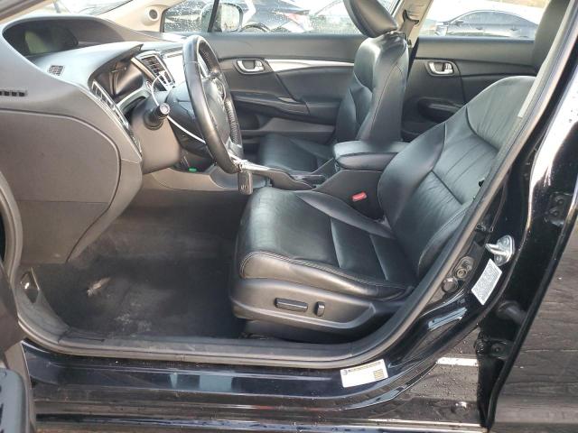 19XFB2F99FE100233 - 2015 HONDA CIVIC EXL შავი ფოტო 7
