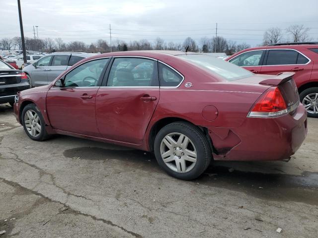 2G1WC583489145954 - 2008 CHEVROLET IMPALA LT RED photo 2