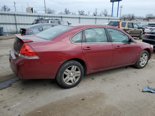 2G1WC583489145954 - 2008 CHEVROLET IMPALA LT RED photo 3