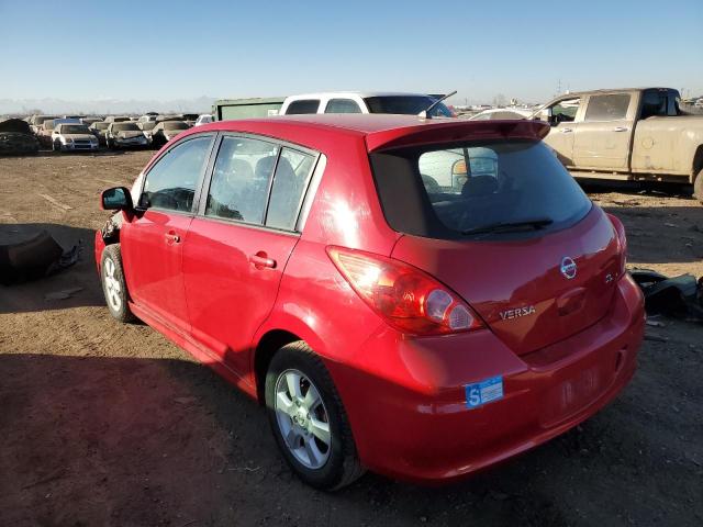 3N1BC1CPXAL397299 - 2010 NISSAN VERSA S RED photo 2