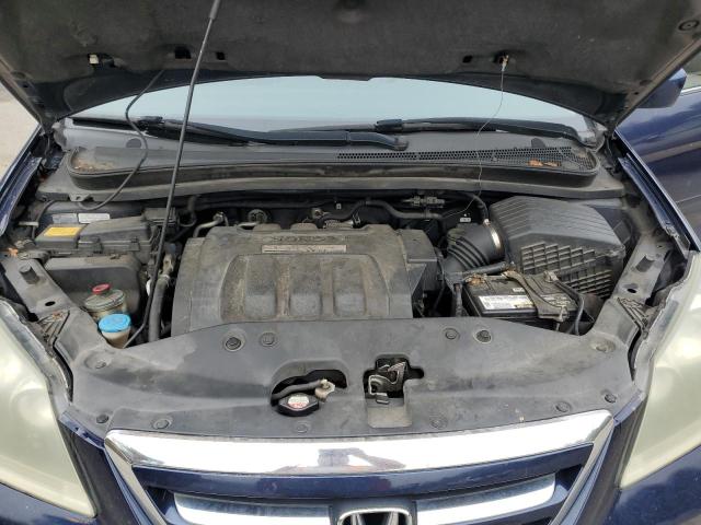 5FNRL38825B079108 - 2005 HONDA ODYSSEY TOURING BLUE photo 12