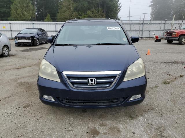 5FNRL38825B079108 - 2005 HONDA ODYSSEY TOURING BLUE photo 5