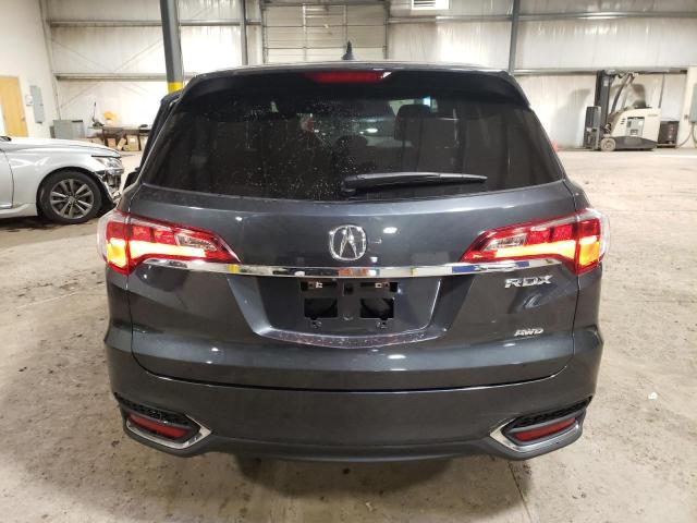 5J8TB4H31GL026646 - 2016 ACURA RDX GRAY photo 6