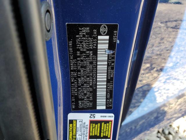 4T1DAACK0SU139537 - 2025 TOYOTA CAMRY XSE Mavi foto 12