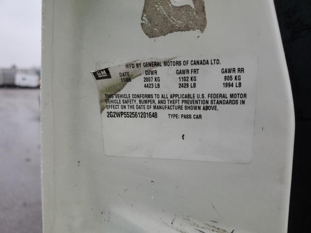 2G2WP552561201648 - 2006 PONTIAC GRAND PRIX 白色 照片 12