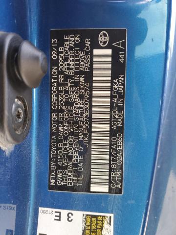 JTKJF5C73E3079574 - 2014 TOYOTA SCION TC 蓝色 照片 12