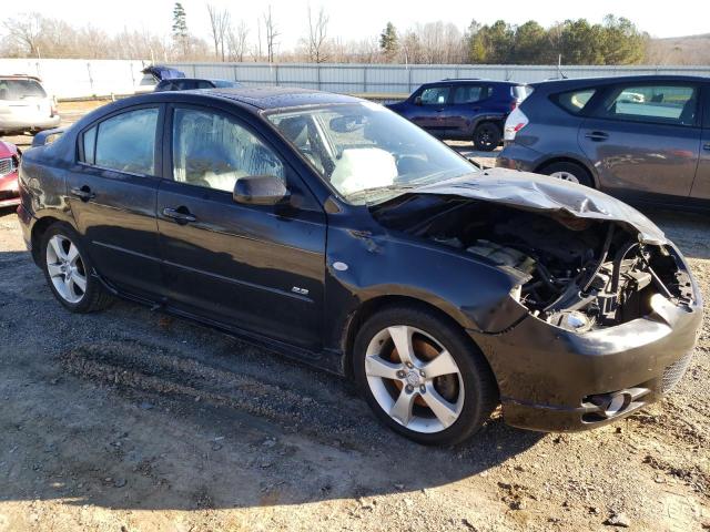 JM1BK323561440813 - 2006 MAZDA 3 S BLACK photo 4