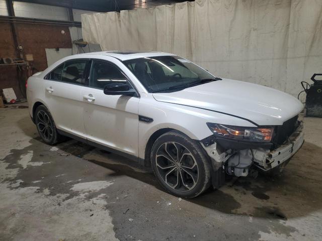 1FAHP2KT5EG181862 - 2014 FORD TAURUS SHO WHITE photo 4