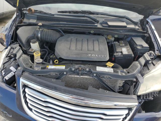2C4RC1CG2DR558280 - 2013 CHRYSLER TOWN & COU TOURING L BLUE photo 12