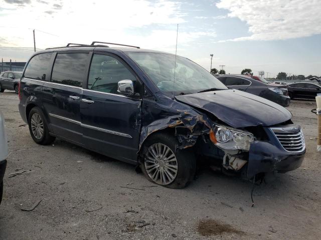 2C4RC1CG2DR558280 - 2013 CHRYSLER TOWN & COU TOURING L BLUE photo 4