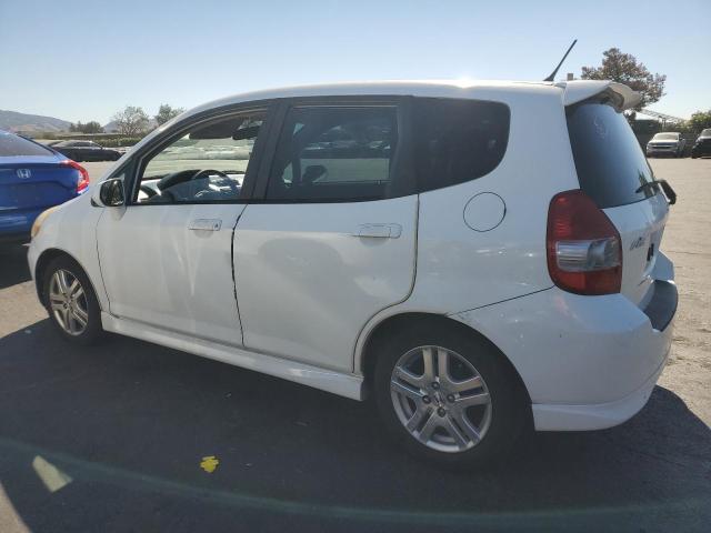 JHMGD38617S019375 - 2007 HONDA FIT S WHITE photo 2