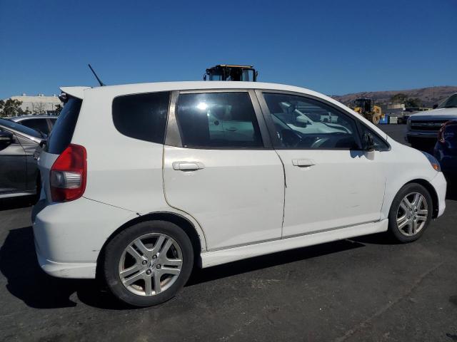 JHMGD38617S019375 - 2007 HONDA FIT S WHITE photo 3