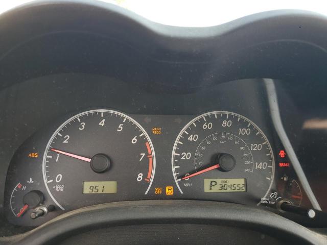 1NXBU40EX9Z158296 - 2009 TOYOTA COROLLA BASE فضي صورة 9