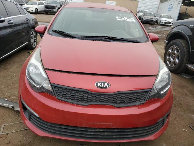 KNADM4A33H6044277 - 2017 KIA RIO LX RED photo 5