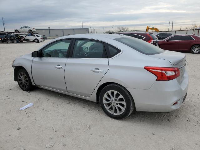 3N1AB7AP4KY408001 - 2019 NISSAN SENTRA S SILVER photo 2