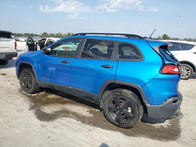 1C4PJLAB9HW607505 - 2017 JEEP CHEROKEE SPORT BLUE photo 2