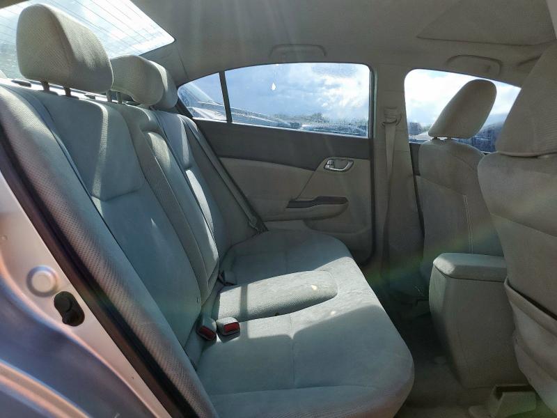 2HGFB2F8XCH308839 - 2012 HONDA CIVIC EX SILVER photo 10