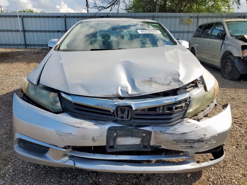 2HGFB2F8XCH308839 - 2012 HONDA CIVIC EX SILVER photo 5
