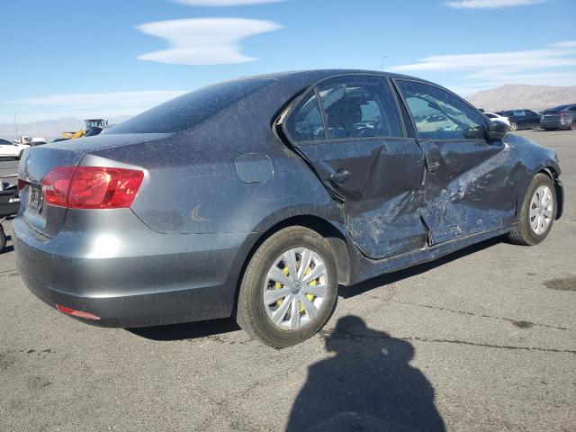 3VW2K7AJ6EM294119 - 2014 VOLKSWAGEN JETTA BASE GRAY photo 3