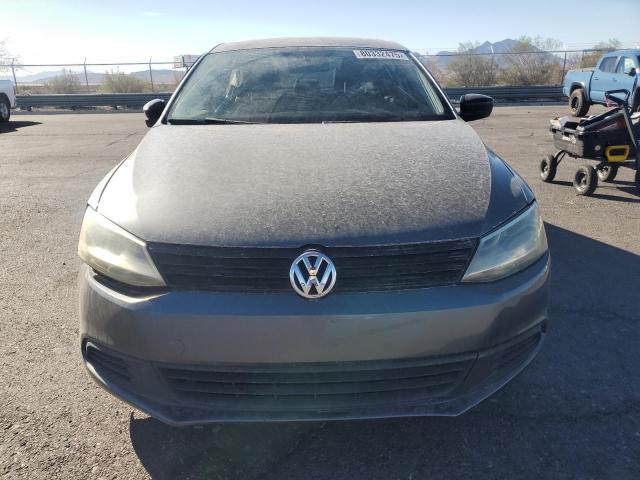 3VW2K7AJ6EM294119 - 2014 VOLKSWAGEN JETTA BASE GRAY photo 5