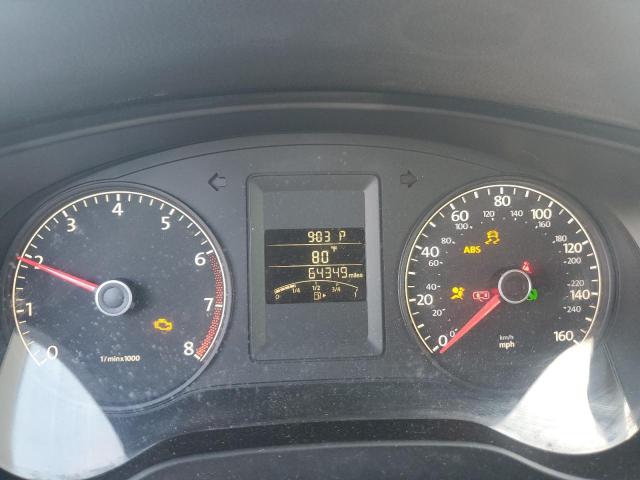 3VW2K7AJ6EM294119 - 2014 VOLKSWAGEN JETTA BASE GRAY photo 9