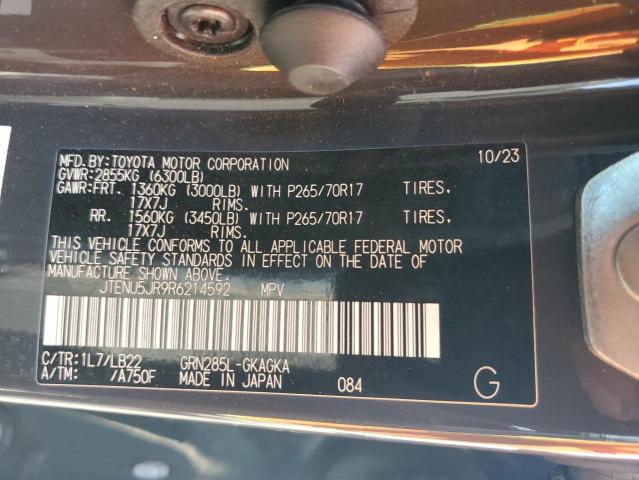 JTENU5JR9R6214592 - 2024 TOYOTA 4RUNNER SR5/SR5 PREMIUM 灰色 照片 13