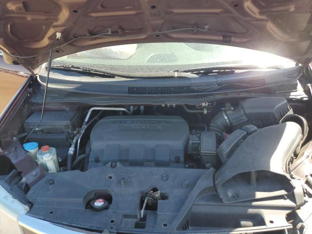 5FNRL5H66BB018348 - 2011 HONDA ODYSSEY EXL BURGUNDY photo 12