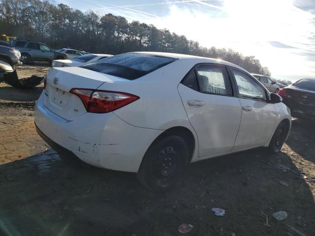 2T1BURHE0FC266845 - 2015 TOYOTA COROLLA L WHITE photo 3