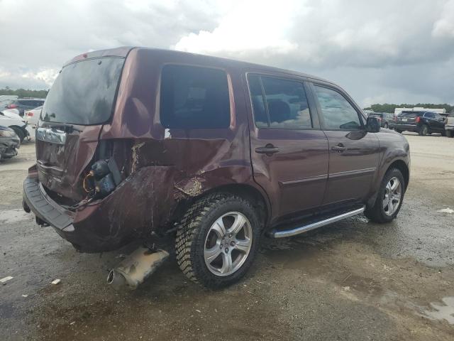 5FNYF3H52DB010586 - 2013 HONDA PILOT EXL ბურგუნდია ფოტო 3