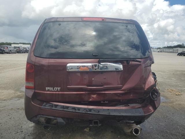 5FNYF3H52DB010586 - 2013 HONDA PILOT EXL ბურგუნდია ფოტო 6
