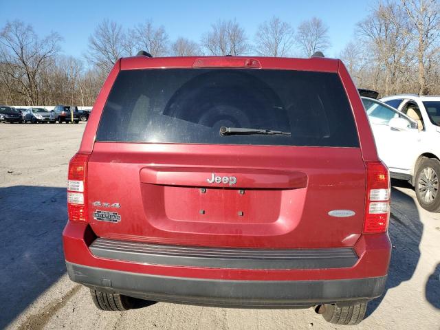 1C4NJRFB4CD696391 - 2012 JEEP PATRIOT LATITUDE RED photo 6