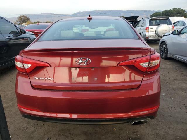 5NPE24AF0GH382263 - 2016 HYUNDAI SONATA SE RED photo 6