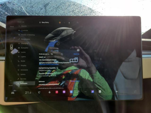 7SAXCBE5XPF409238 - 2023 TESLA MODEL X 黑色 照片 9