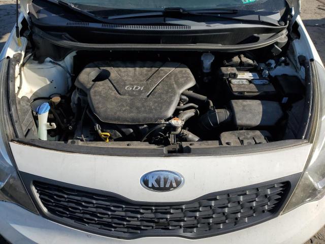 KNADM4A39D6221148 - 2013 KIA RIO LX WHITE photo 11