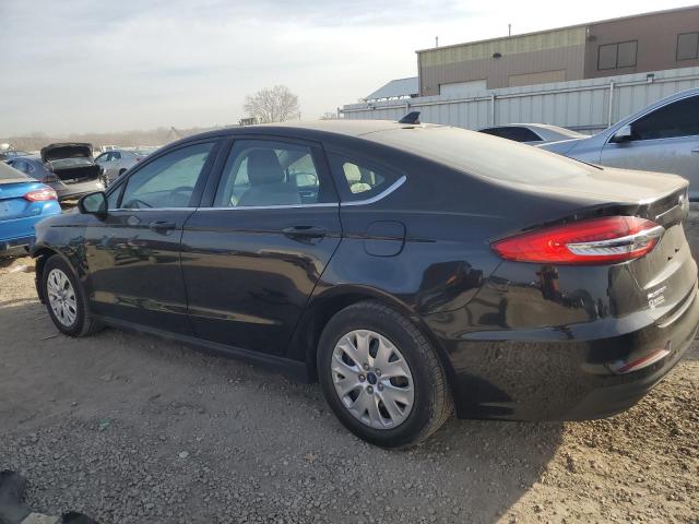 3FA6P0G74LR110844 - 2020 FORD FUSION S BLACK photo 2